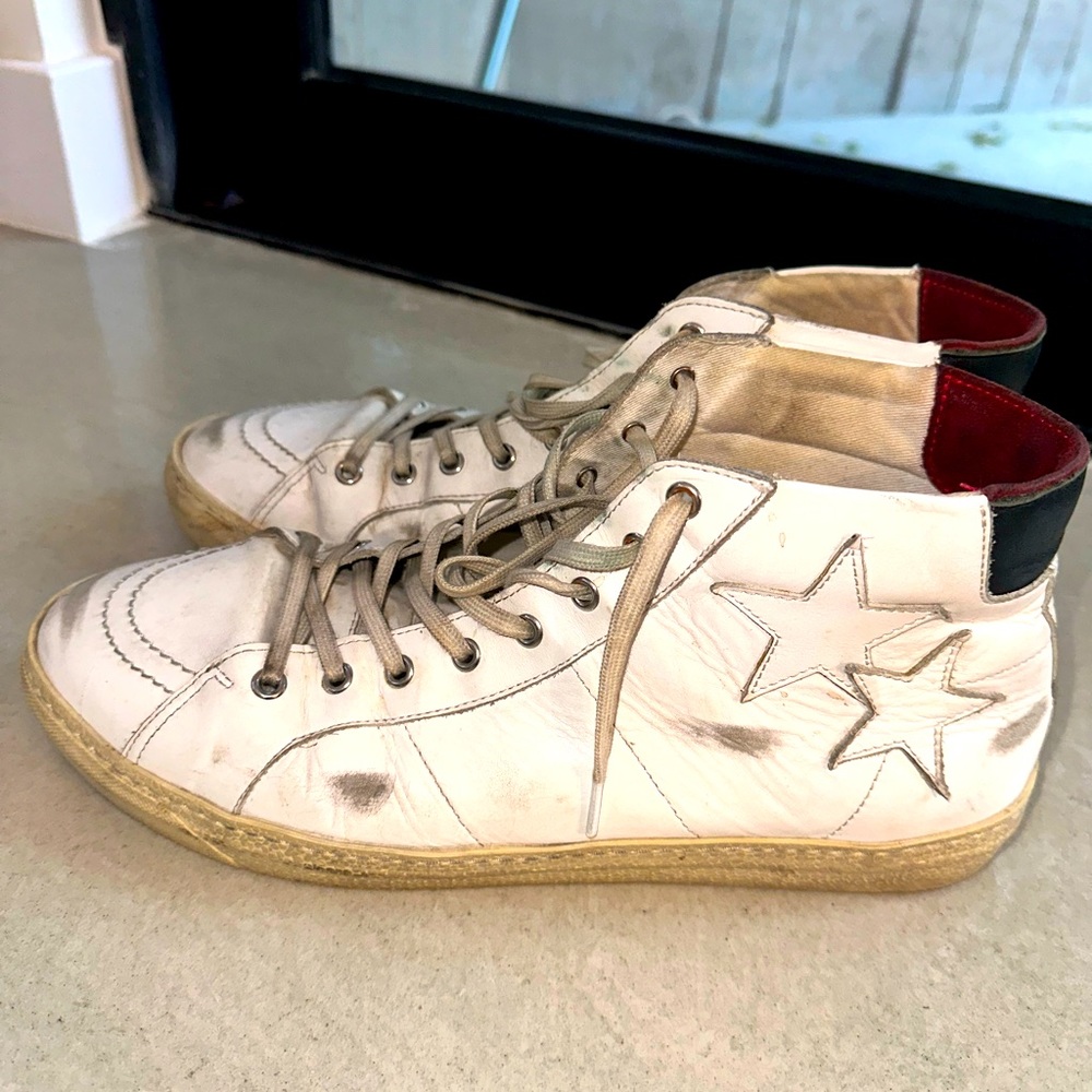 The Kooples Men Sneakers Distressed Size 42